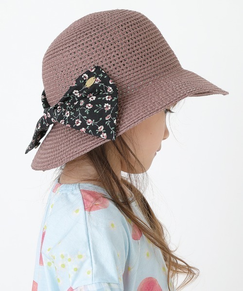 HAKKA KIDS(ハッカキッズ)の「レースリボン付きブレードハット(ハット・キッズ・ベージュ/ブラウン/ピンク・L/M/S)」の22枚目の写真