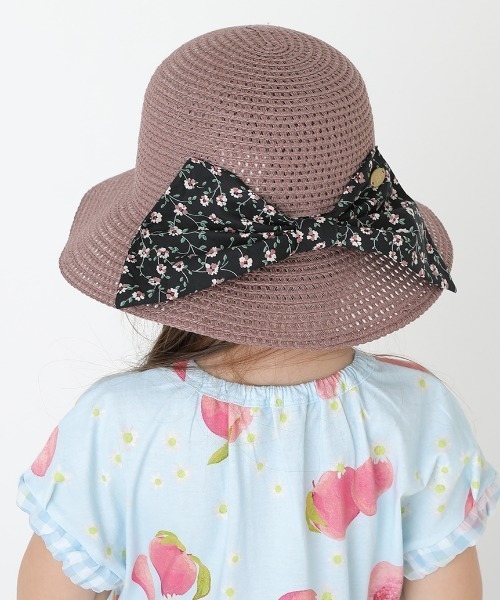 HAKKA KIDS(ハッカキッズ)の「レースリボン付きブレードハット(ハット・キッズ・ベージュ/ブラウン/ピンク・L/M/S)」の21枚目の写真