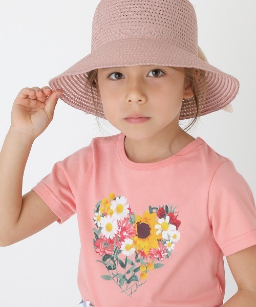 HAKKA KIDS(ハッカキッズ)の「レースリボン付きブレードハット(ハット・キッズ・ベージュ/ブラウン/ピンク・L/M/S)」の13枚目の写真