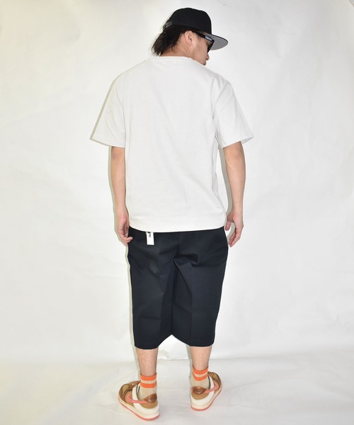 DOUBLE STEAL(ダブルスティール)の「レザーパッチ Tシャツ(Tシャツ/カットソー・メンズ・ホワイト/ブラック/グレー/カーキ/ライトグリーン・MEDIUM/LARGE/X-LARGE/XX-LARGE)」の19枚目の写真