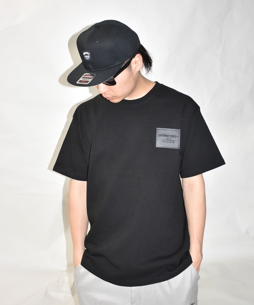 DOUBLE STEAL(ダブルスティール)の「レザーパッチ Tシャツ(Tシャツ/カットソー・メンズ・ホワイト/ブラック/グレー/カーキ/ライトグリーン・MEDIUM/LARGE/X-LARGE/XX-LARGE)」の9枚目の写真