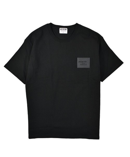 DOUBLE STEAL(ダブルスティール)の「レザーパッチ Tシャツ(Tシャツ/カットソー・メンズ・ホワイト/ブラック/グレー/カーキ/ライトグリーン・MEDIUM/LARGE/X-LARGE/XX-LARGE)」の6枚目の写真