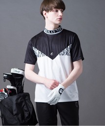 BUFFALO BOBS（バッファローボブズ）の「PRINCE-LAD(プリンス-ラッド)モノグラム モックネック Tシャツ（Tシャツ/カットソー）」