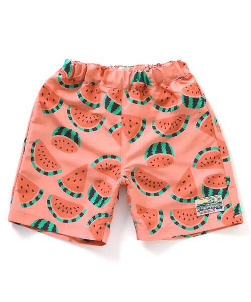 BREEZE（ブリーズ）の「【UVカット水着】ワクワクビーチショーツ（水着・キッズ・オフホワイト/ブルー/サックスブルー/ライム/グリーン/レッド/ピンク/パープル・80/90/100/110/120/130/140）」の8枚目の写真