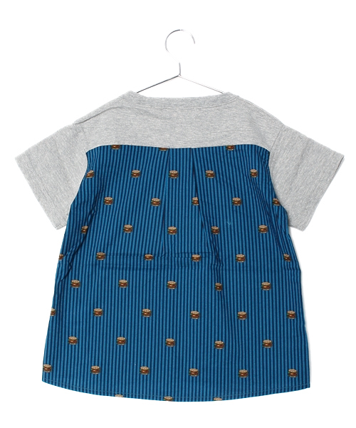 SHIPS（シップス）の「SHIPS KIDS:ハンバーガー TEE(kids)（Tシャツ/カットソー・キッズ・オフホワイト/ライトグレー・110/130/120/100）」の5枚目の写真