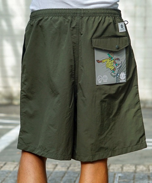 ELEMENT(エレメント)の「ELEMENT メンズ BAGGY SHORTS ウォークパンツ/ショートパンツ 【2023年夏モデル】/エレメントウエストゴムショーツ(その他パンツ・メンズ・ブラック/ブラウン/マスタード/アーミー・MEDIUM/LARGE/X-LARGE)」の16枚目の写真