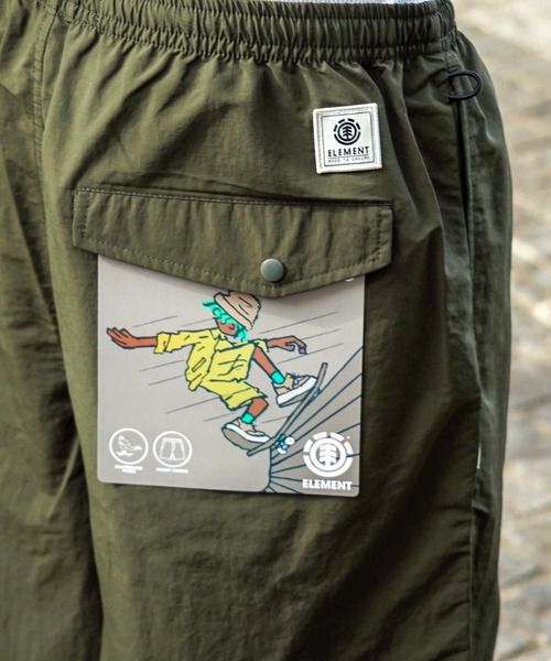 ELEMENT(エレメント)の「ELEMENT メンズ BAGGY SHORTS ウォークパンツ/ショートパンツ 【2023年夏モデル】/エレメントウエストゴムショーツ(その他パンツ・メンズ・ブラック/ブラウン/マスタード/アーミー・MEDIUM/LARGE/X-LARGE)」の15枚目の写真