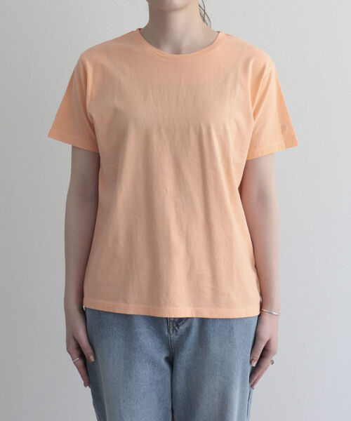fredy emue（フレディエミュ）の「ピグメントBASICコットンT（Tシャツ/カットソー・レディース・オレンジ/チャコールグレー/ライトグレー/ライトグリーン・38）」の18枚目の写真