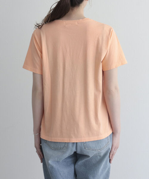 fredy emue（フレディエミュ）の「ピグメントBASICコットンT（Tシャツ/カットソー・レディース・オレンジ/チャコールグレー/ライトグレー/ライトグリーン・38）」の11枚目の写真