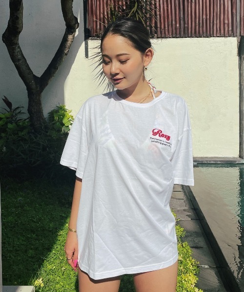 ROXY（ロキシー）の「【ZOZO限定アイテム】ROXY VIBES TEE/ロキシーバックプリント半袖Tシャツ（Tシャツ/カットソー・レディース・ピンク/ホワイト/ブラック・FREE）」の11枚目の写真