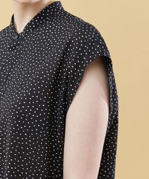 Galerie Vie インドコットン スタンドカラーシャツワンピース item6dafc33ac7ba11eda6750242ac