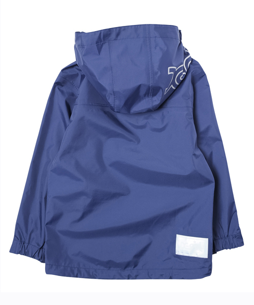 X-girl Stages（エックスガールステージス）の「【VERY11月号掲載】HOODED SHELL JACKET(12M～3T)（ブルゾン・キッズ・ピンク/ネイビー・12M/2T/3T）」の3枚目の写真