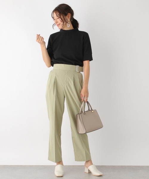 LEPSIM（レプシィム）の「きれいめチノパンツ　188376（チノパンツ・レディース・カーキ/ネイビー/ベージュ・LARGE/MEDIUM）」の4枚目の写真