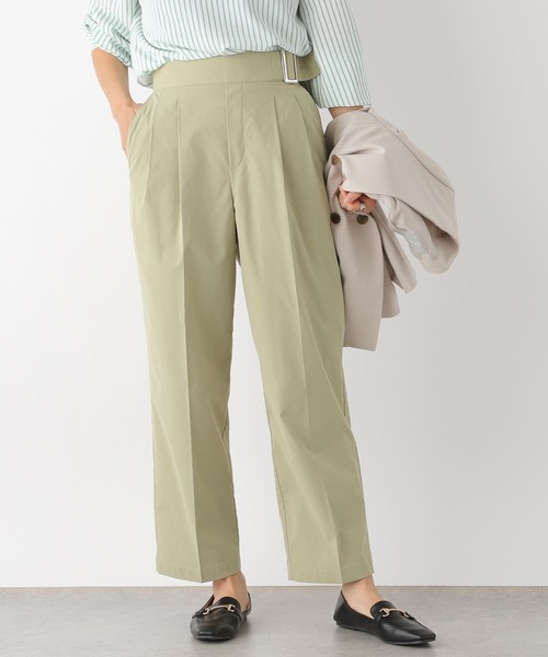 LEPSIM（レプシィム）の「きれいめチノパンツ　188376（チノパンツ・レディース・カーキ/ネイビー/ベージュ・LARGE/MEDIUM）」の10枚目の写真