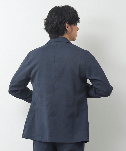 NOLLEY'S goodman(ノーリーズグッドマン)の「【WEB限定】《セットアップ対応》Soalon/ソアロン ダブルジャケット(テーラードジャケット・メンズ・ブルー系その他/ブラック系その他/ベージュ系その他・M/L/S)」の7枚目の写真