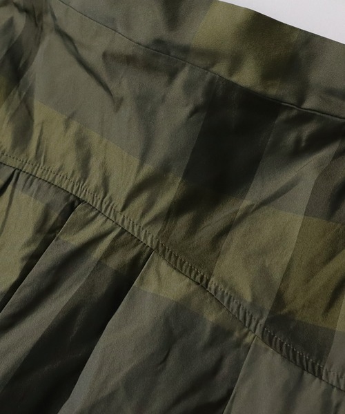 antiqua(アンティカ)の「チェック柄フレアスカート(スカート・レディース・カーキ/ブルー・FREE)」の22枚目の写真