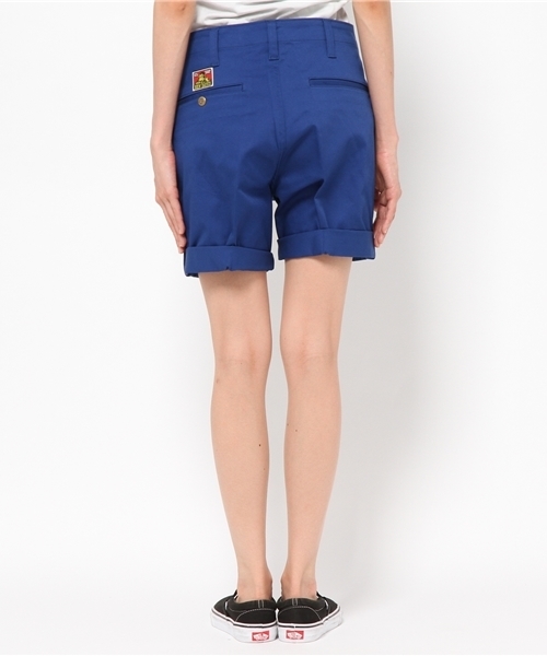 BEN DAVIS(ベンデイビス)の「BEN DAVIS LADIES SHORTS(その他パンツ・レディース・ベージュ/ブルー/ネイビー・SMALL/MEDIUM)」の6枚目の写真
