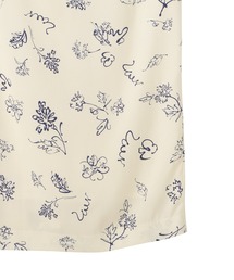完売品 美品 ETRE TOKYO ラインアートフラワープリントシアー