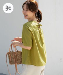 URBAN RESEARCH DOORS | リネンコットンバックリボンブラウス(シャツ/ブラウス)