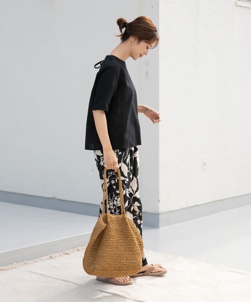 MARNI バックリボン　コットン　ブラウス　42 MARNI バックリボン コットン ブラウス 42