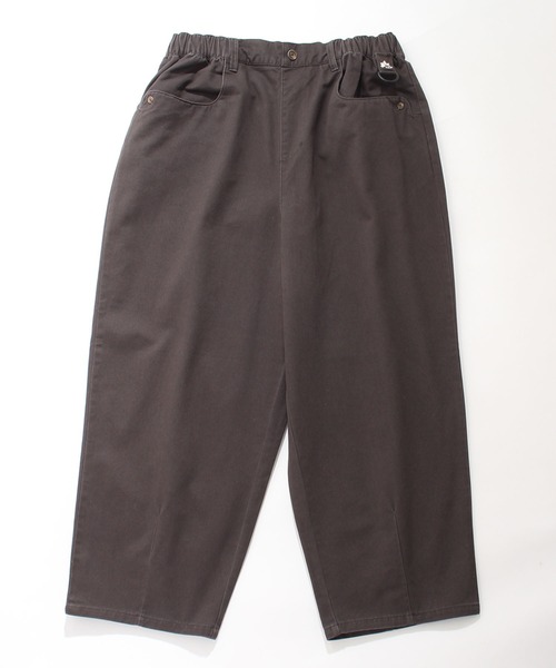 LOGOS park(ロゴスパーク)の「【LOGOS Park/ロゴスパーク】コットンツイル クロップドバルーンパンツ(その他パンツ・レディース・カーキ/ベージュ/スミクロ・LL/L/M)」の2枚目の写真