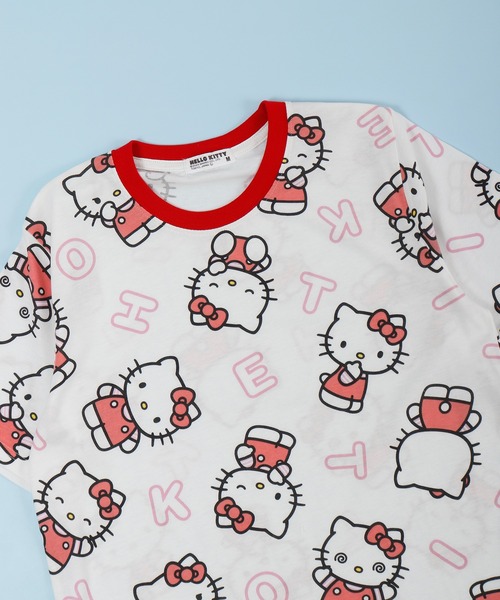 sanrio（サンリオ）の「sanrio/サンリオ　キャラクター  半袖 Tシャツ（Tシャツ/カットソー・レディース・ブルー系その他/ホワイト系その他/ホワイト/ライトパープル/オレンジ/ライトグリーン/サックスブルー・LL/L/M）」の3枚目の写真