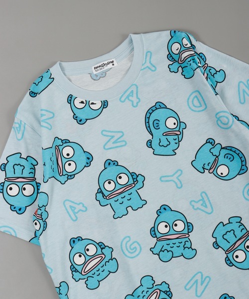 sanrio（サンリオ）の「sanrio/サンリオ　キャラクター  半袖 Tシャツ（Tシャツ/カットソー・レディース・ブルー系その他/ホワイト系その他/ホワイト/ライトパープル/オレンジ/ライトグリーン/サックスブルー・LL/L/M）」の5枚目の写真