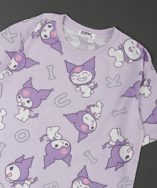 sanrio（サンリオ）の「sanrio/サンリオ　キャラクター  半袖 Tシャツ（Tシャツ/カットソー・レディース・ブルー系その他/ホワイト系その他/ホワイト/ライトパープル/オレンジ/ライトグリーン/サックスブルー・LL/L/M）」の6枚目の写真