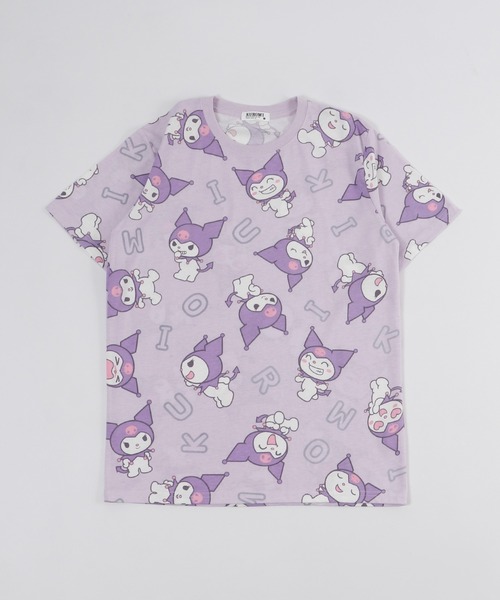 sanrio（サンリオ）の「sanrio/サンリオ　キャラクター  半袖 Tシャツ（Tシャツ/カットソー・レディース・ブルー系その他/ホワイト系その他/ホワイト/ライトパープル/オレンジ/ライトグリーン/サックスブルー・LL/L/M）」の10枚目の写真