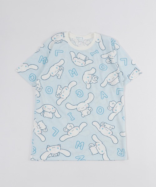 sanrio（サンリオ）の「sanrio/サンリオ　キャラクター  半袖 Tシャツ（Tシャツ/カットソー・レディース・ブルー系その他/ホワイト系その他/ホワイト/ライトパープル/オレンジ/ライトグリーン/サックスブルー・LL/L/M）」の12枚目の写真