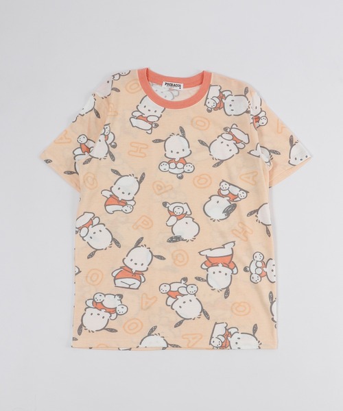 sanrio（サンリオ）の「sanrio/サンリオ　キャラクター  半袖 Tシャツ（Tシャツ/カットソー・レディース・ブルー系その他/ホワイト系その他/ホワイト/ライトパープル/オレンジ/ライトグリーン/サックスブルー・LL/L/M）」の8枚目の写真