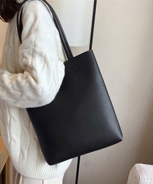 urbanfemine./A4サイズ収納 PU 縦長トートバッグ U7040