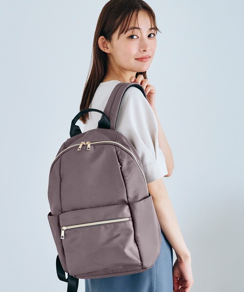 grove(グローブ)の「◆【インスタ企画】撥水多機能リュック(バックパック/リュック・レディース・ブラック/グレー/ライトベージュ/ブラック系7・00)」の3枚目の写真