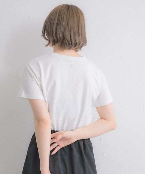 ems excite(エムズエキサイト)の「ラインストーンTEE(Tシャツ/カットソー・レディース・オフホワイト/レッド/ブラック・FREE)」の10枚目の写真