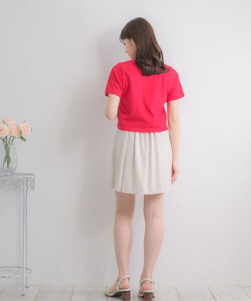 ems excite(エムズエキサイト)の「ラインストーンTEE(Tシャツ/カットソー・レディース・オフホワイト/レッド/ブラック・FREE)」の21枚目の写真