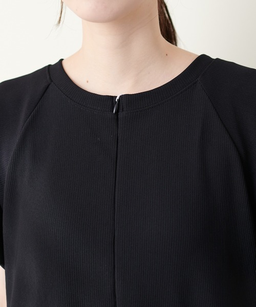 natural couture（ナチュラルクチュール）の「osono楽ちん2WAYリップルワンピース（ワンピース・レディース・オフホワイト/ブルー/ブラウン/ブラック・MEDIUM/LARGE）」の16枚目の写真