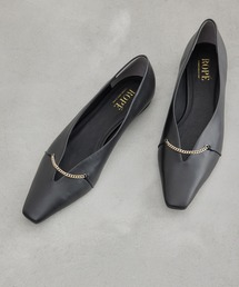 ROPE' | リアルレザーチェーンモチーフフラットパンプス(パンプス)