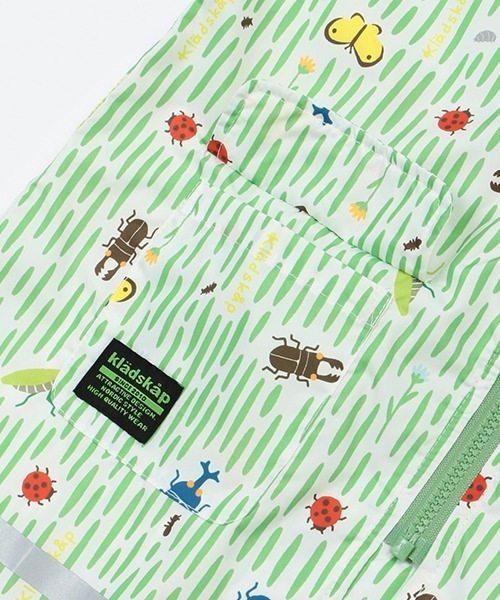 kladskap（クレードスコープ）の「総柄レインコート（レインコート/ポンチョ・キッズ・ピンク/ブルー/グリーン・L/M）」の7枚目の写真