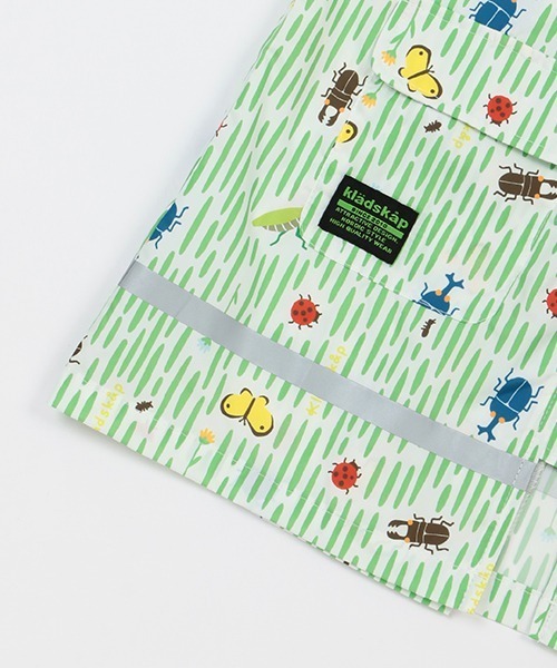 kladskap（クレードスコープ）の「総柄レインコート（レインコート/ポンチョ・キッズ・ピンク/ブルー/グリーン・L/M）」の8枚目の写真