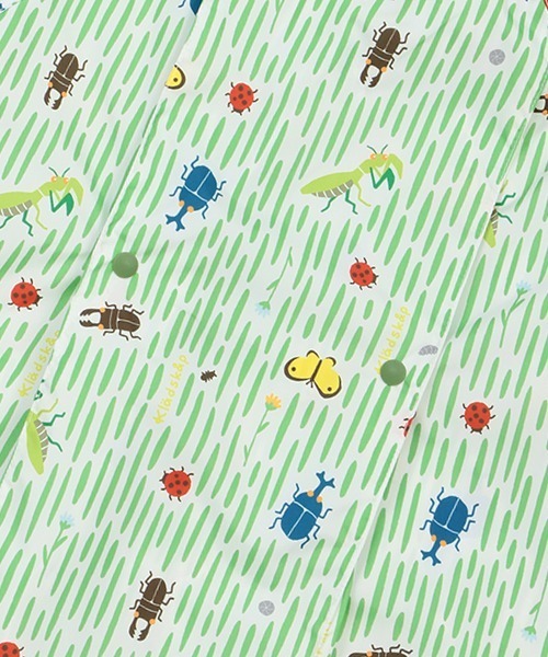 kladskap（クレードスコープ）の「総柄レインコート（レインコート/ポンチョ・キッズ・ピンク/ブルー/グリーン・L/M）」の9枚目の写真