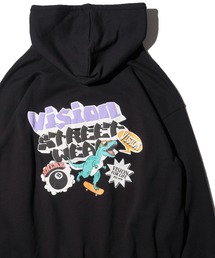 VISION STREET WEAR | 【VISION STREET WEAR】マルチイラスト バックプリントプルオーバーパーカー(パーカー)
