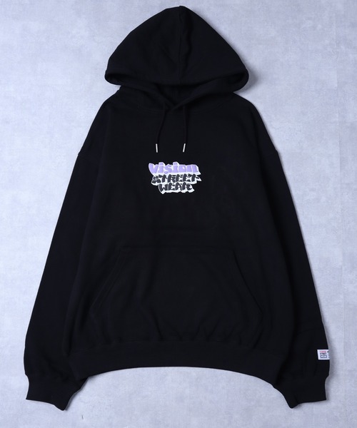 VISION STREET WEAR（ヴィジョンストリートウェア）の「【VISION STREET WEAR】マルチイラスト バックプリントプルオーバーパーカー（パーカー・メンズ・ライトグレー/ブラック・LARGE/MEDIUM/X-LARGE）」の5枚目の写真