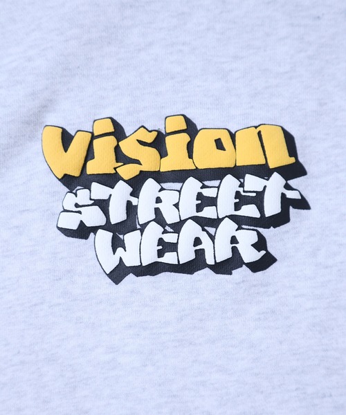 VISION STREET WEAR（ヴィジョンストリートウェア）の「【VISION STREET WEAR】マルチイラスト バックプリントプルオーバーパーカー（パーカー・メンズ・ライトグレー/ブラック・LARGE/MEDIUM/X-LARGE）」の11枚目の写真