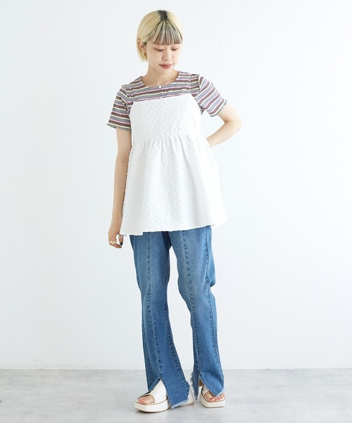 w closet（ダブルクローゼット）の「凸凹ジャガードバッククロス