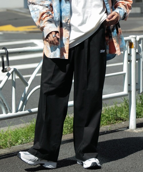 RAGEBLUE（レイジブルー）の「刺繍デザイン/ワイドストレート/タックチノパンツ（チノパンツ・メンズ・ブラック/ベージュ/ベージュ系その他3・SMALL/MEDIUM/LARGE）」の21枚目の写真