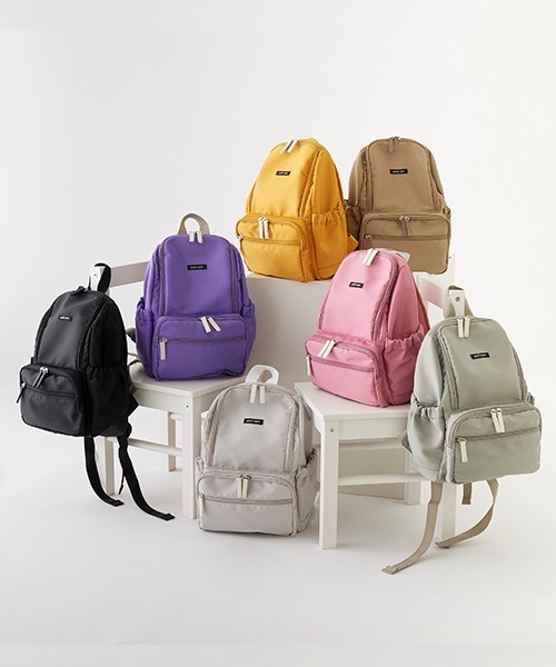 petit main(プティマイン)の「【WEB限定】【リンク】【プティプラ】カラフルキッズリュック【黒】(キッズ)(バックパック/リュック・キッズ・ブラック・FREE)」の17枚目の写真