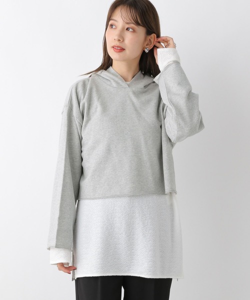 LEPSIM レプシィム　ZIPショートパーカー　新品 セール】ショートフーディー 908528（パーカー）｜LEPSIM
