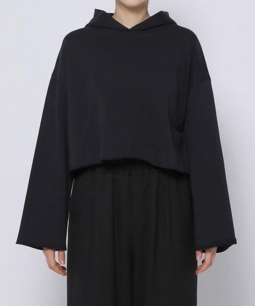 LEPSIM（レプシィム）の「ショートフーディー　908528（パーカー・レディース・グレー/ブラック/アイボリー/グレー系その他・FREE）」の14枚目の写真