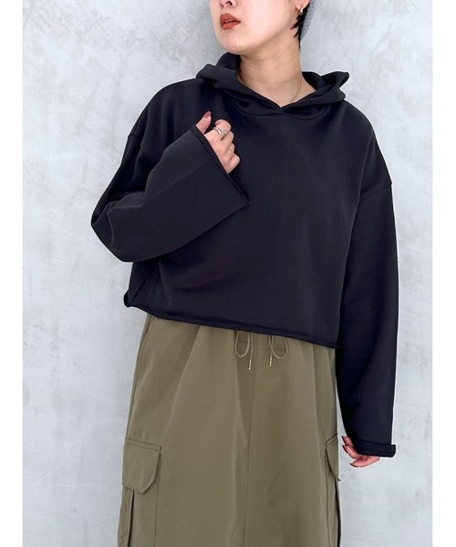 LEPSIM レプシィム　ZIPショートパーカー　新品 セール】ショートフーディー 908528（パーカー）｜LEPSIM