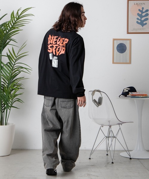WEGO（ウィゴー）の「WEGO/アソートモチーフグラフィックロンT（Tシャツ/カットソー・メンズ・その他1/その他2/その他3/その他4・LARGE/SMALL/MEDIUM）」の19枚目の写真
